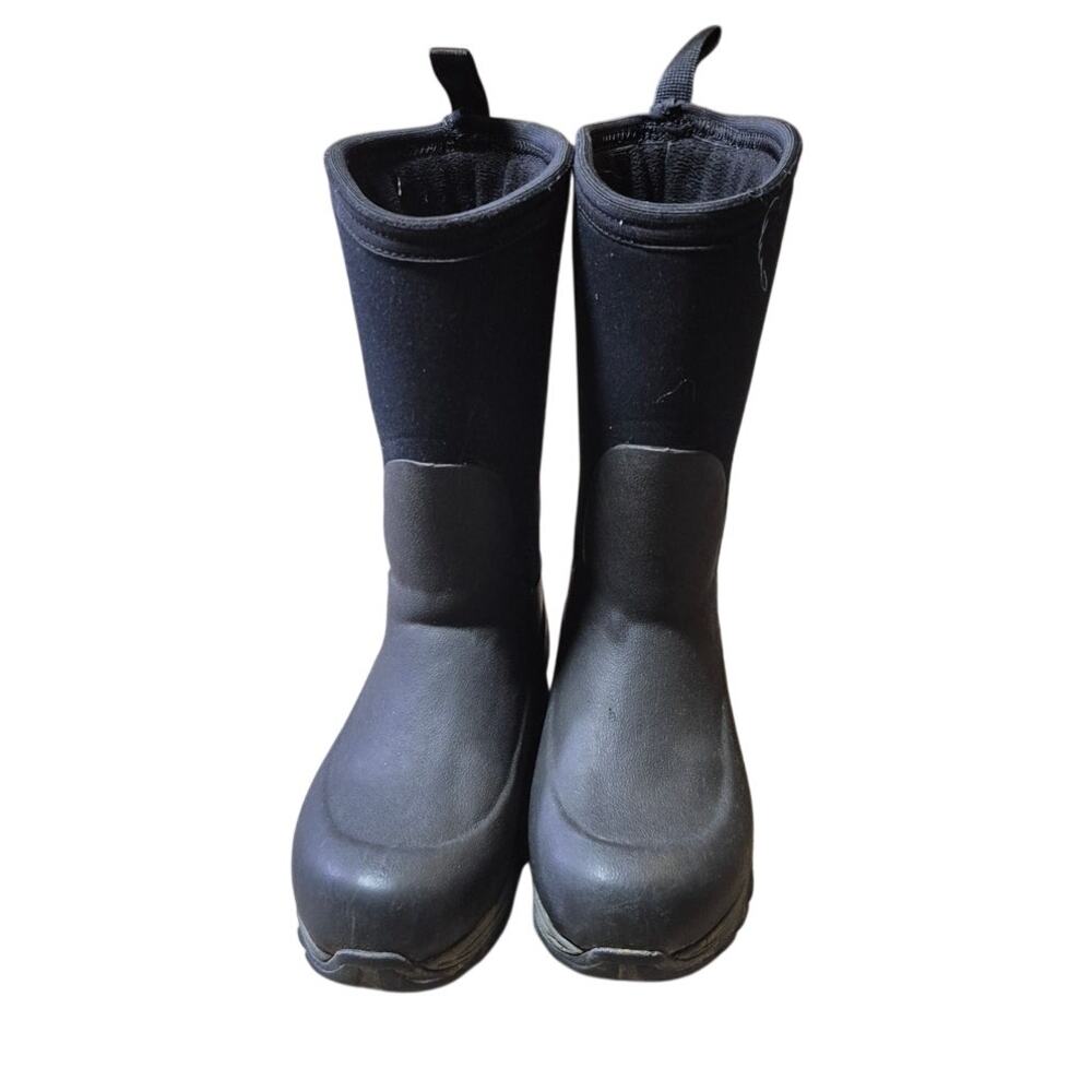 Muck Boots Rugged II Winter Boots Kids Black Pull On Round Toe Waterproof - 1